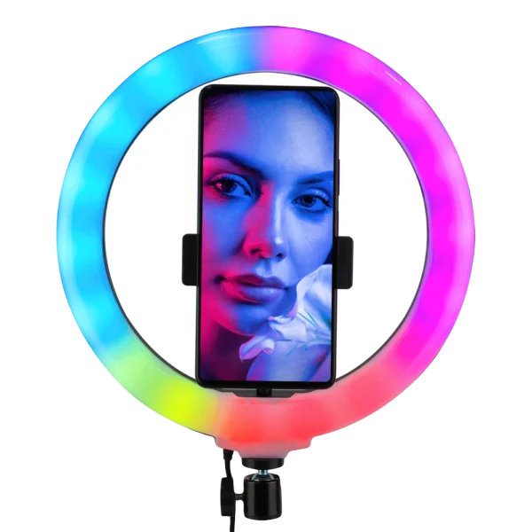 Aro De Luz 26 Cms Rgb + Tripode 2.1mtrs 30554