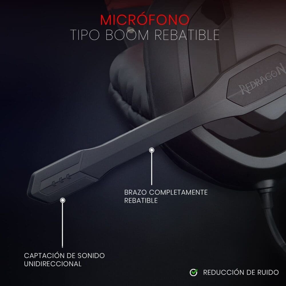 Diademas Gamer Redragon H120 Ares 3.5 - Imagen 4