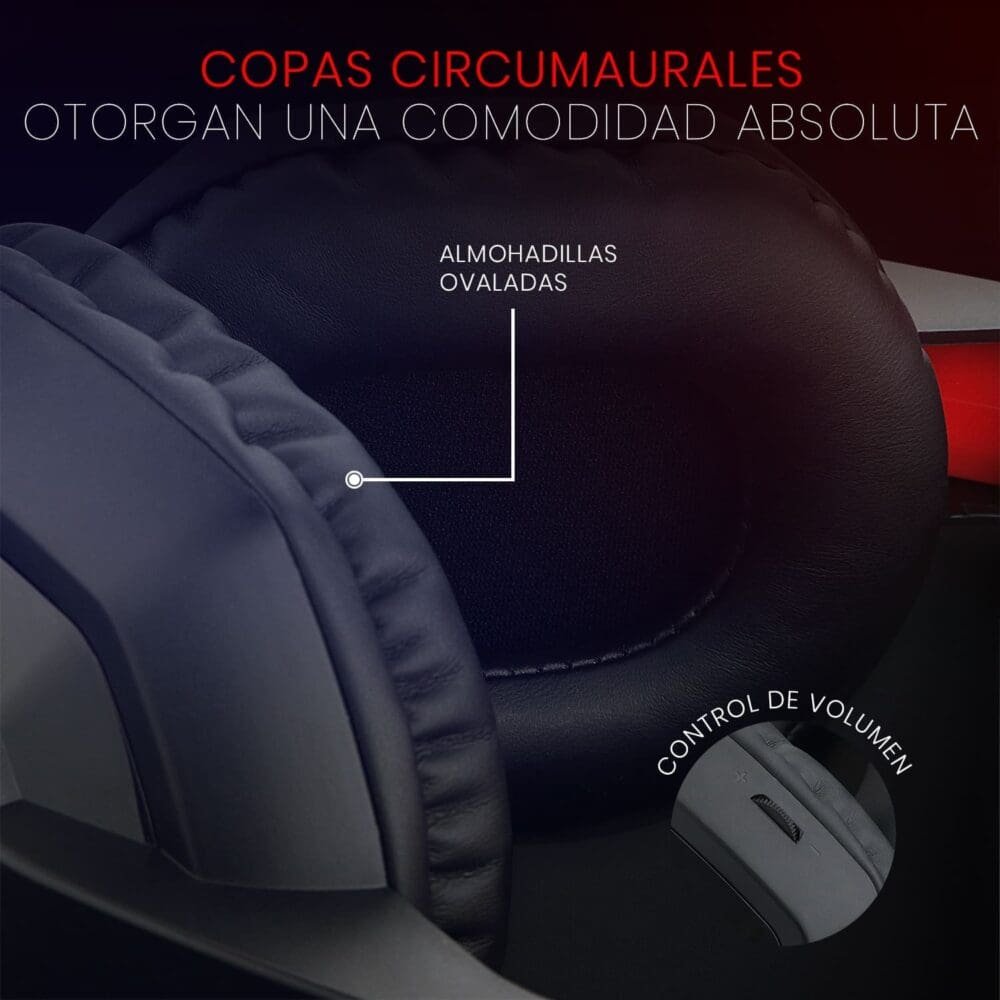 Diademas Gamer Redragon H120 Ares 3.5 - Imagen 6