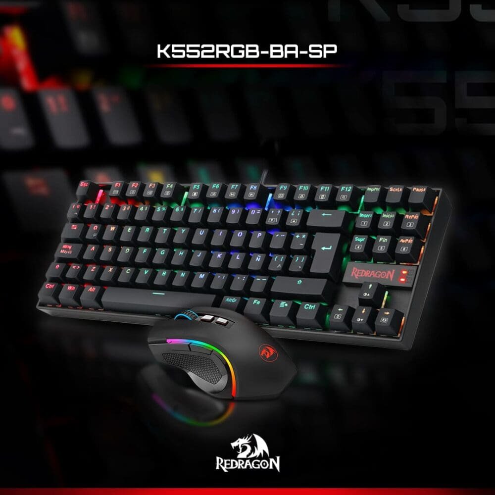 Combo Redragon Teclado/Mouse K552-Rgb - Imagen 2