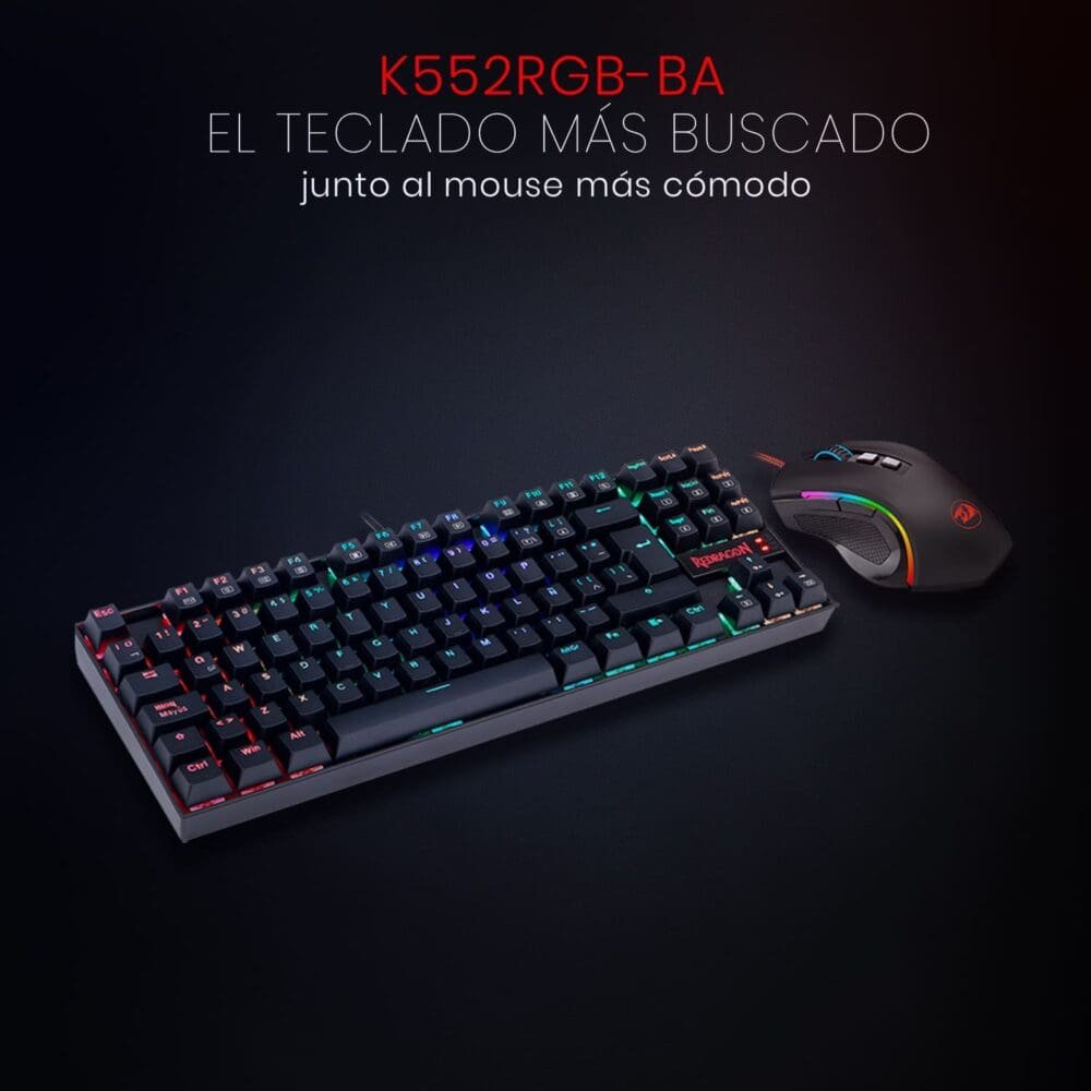Combo Redragon Teclado/Mouse K552-Rgb - Imagen 8