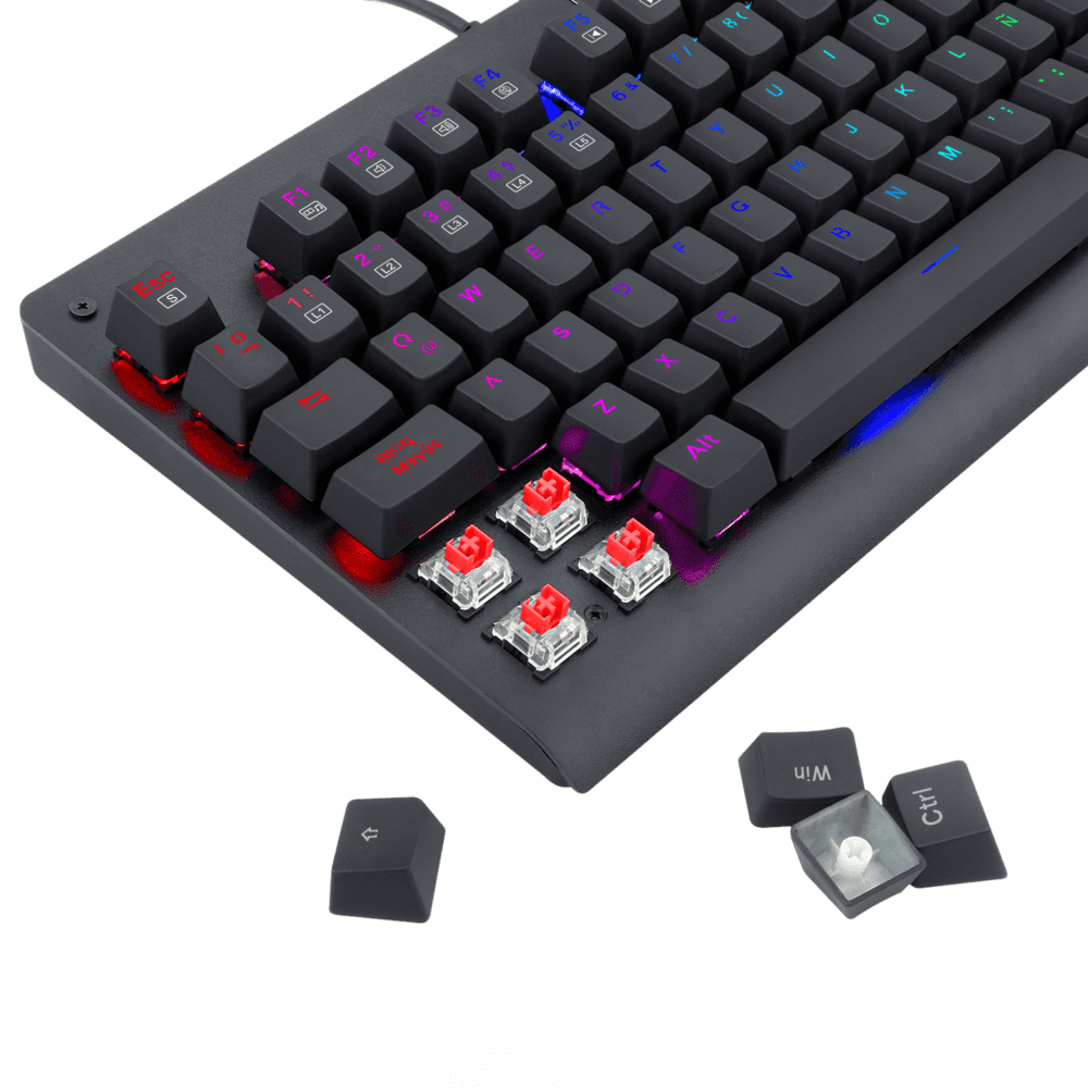 Teclado Gamer Redragon K568rgb-Sp Dark Avenger Mecanico - Imagen 7