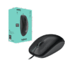 Mouse Óptico Logitech M90 con Cable USB - Thumbnail Image 1