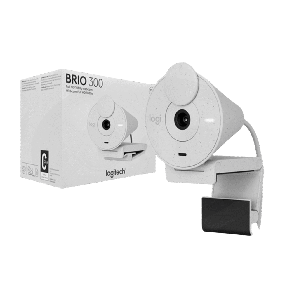 Camara Web Logitech Brio 300 Blanco