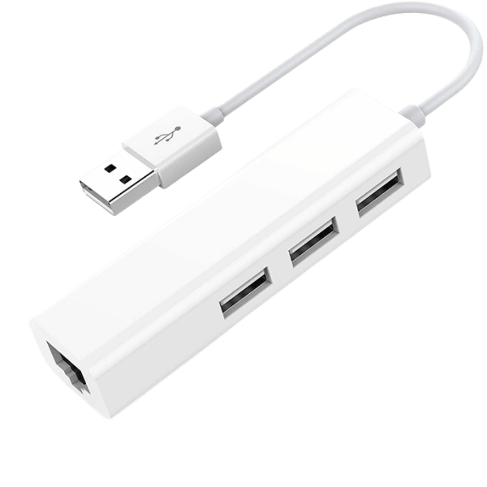Convertidor Usb 2.0 A Rj45 3 Ports LH008 11200