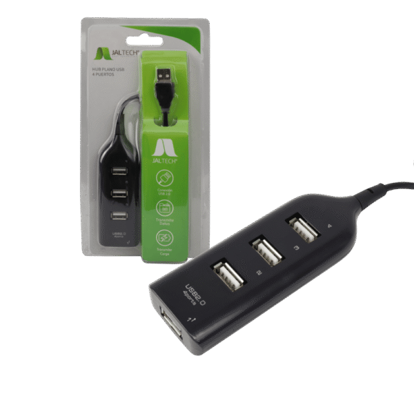Hub Multipuerto Plano Usb JalTech 10159