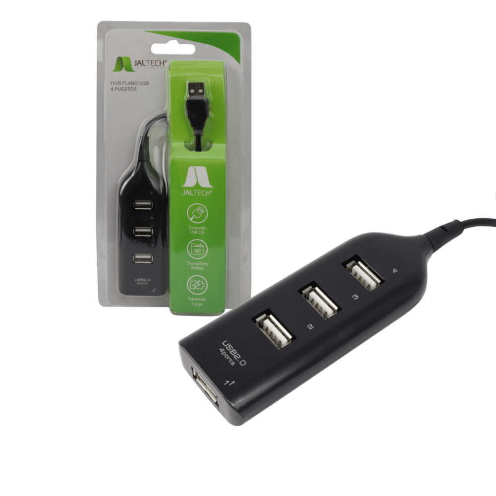 Hub Multipuerto Plano Usb Jal Tech 10159