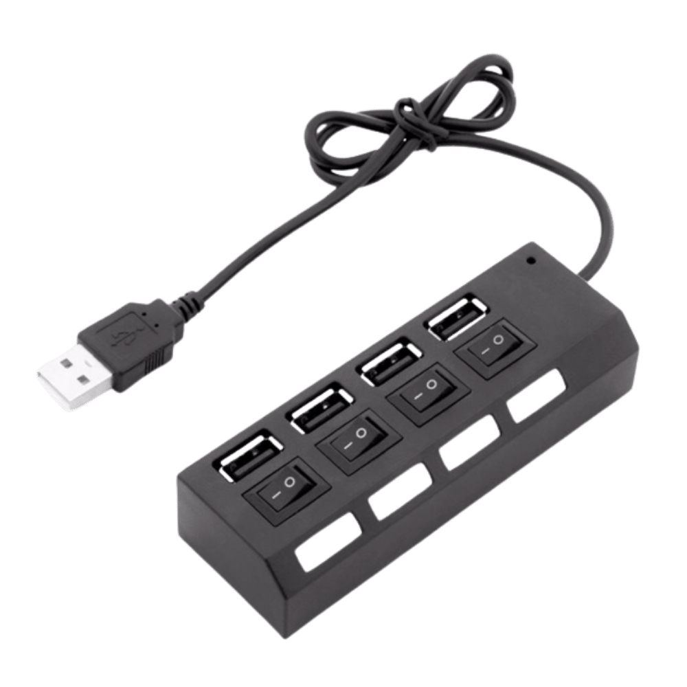 Hub Usb 1.0 Switch Led X4 Eco B626 11137