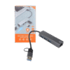 Hub Usb Tipo C Dual Rj45 Base 1000 LH033 11229 - Thumbnail Image 1