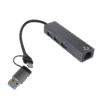 Hub Usb Tipo C Dual Rj45 Base 1000 LH033 11229 - Thumbnail Image 5
