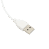 Teclado Slim Blanco Cable Usb K1000 11436 (7)