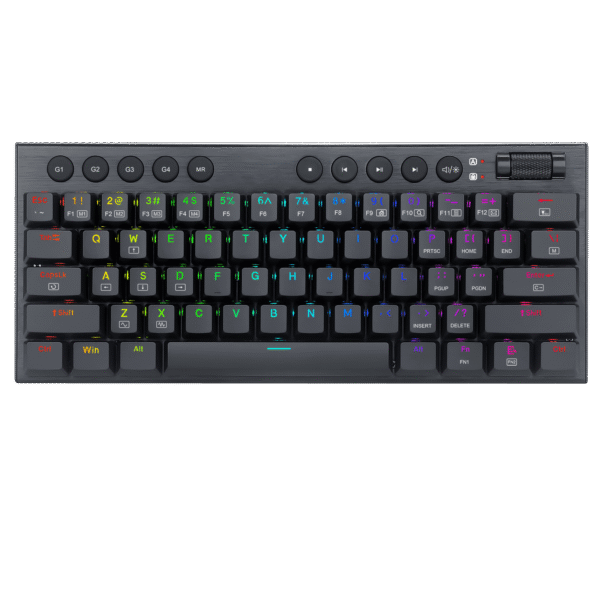 Teclado Gamer Redragon K632 Horus Switch Rojo (Negro)