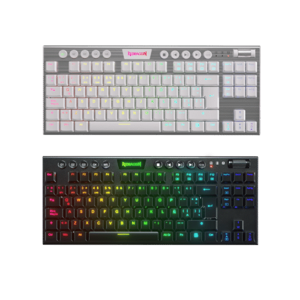 Teclado Inalámbrico Gamer Redragon Horus Tkl K621 Rgb Switch Rojo