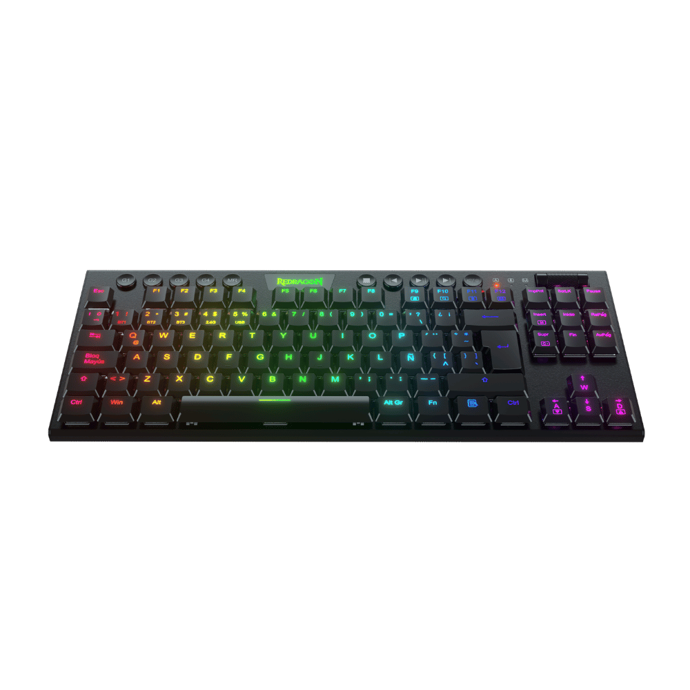 Teclado Inalámbrico Gamer Redragon Horus Tkl K621 Rgb Switch Rojo (7)