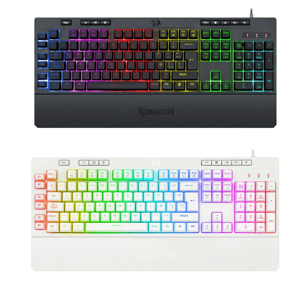 Teclado Redragon Shiva K512-Rgb, Membrana Keyboard
