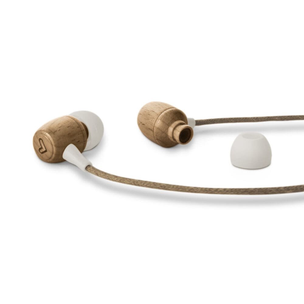 Audífonos Energy Sistem Eco Bluetooth Con Cable Madera De Haya - Imagen 4