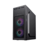 Chasis Gamer Wattana Heksagon Wa-Ch-5911 Negro + Fuente 250w + Dos Ventiladores Rainbow - Thumbnail Image 1