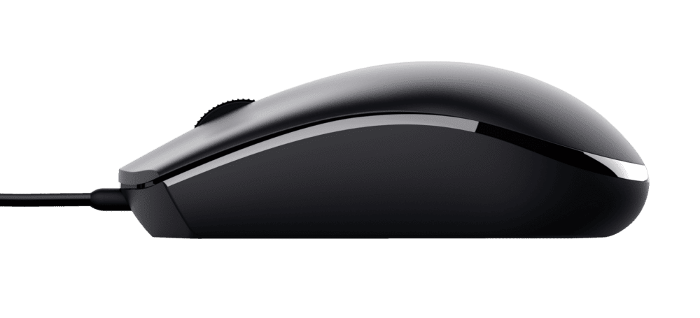 Mouse Trust Basi Alambrico Negro - Imagen 3