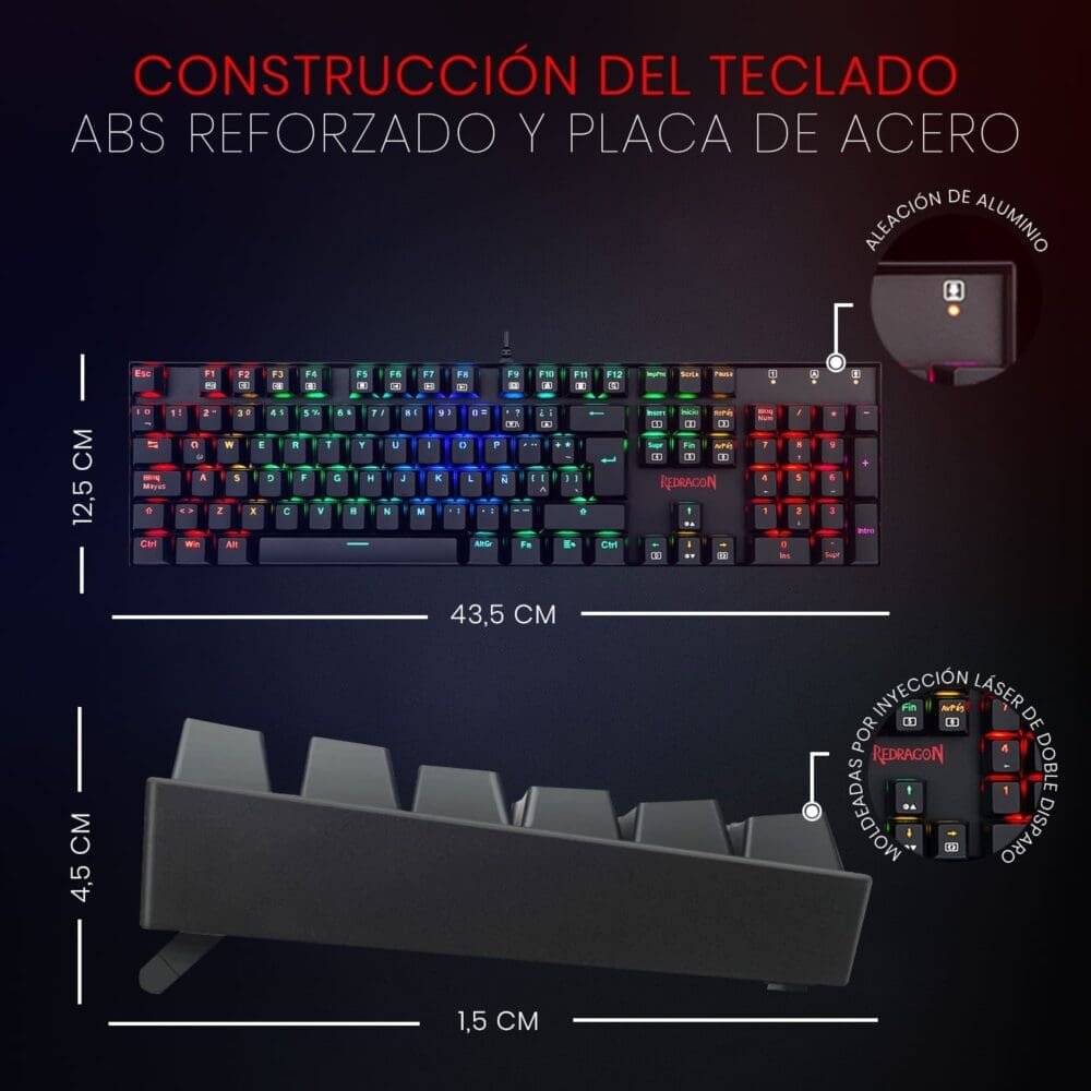 Combo Teclado y Mouse 2 en 1 REDRAGON K551 RGB - Imagen 7