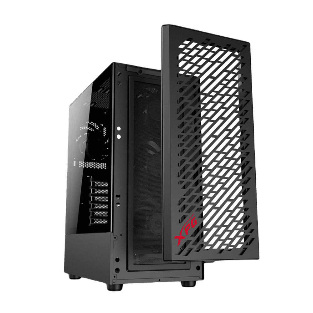 Chasis Gamer Xpg Air Negro / 3 Fan Frontales 120 + 1 Trasero 120 / Vidrio Templado Lateral - Imagen 4