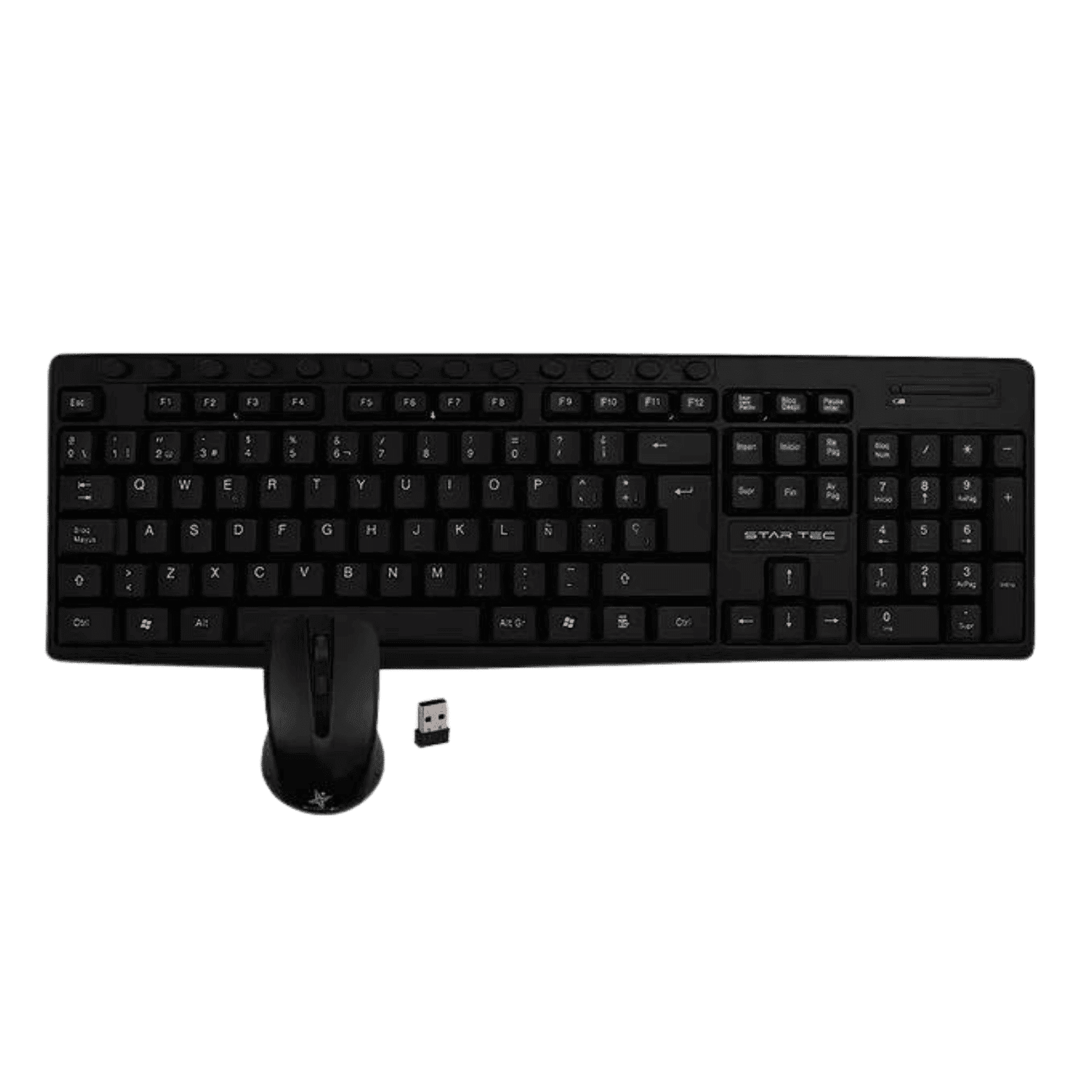 Combo Inalambrico Usb Teclado+Mouse Star Tec St-Cb-73 Negro