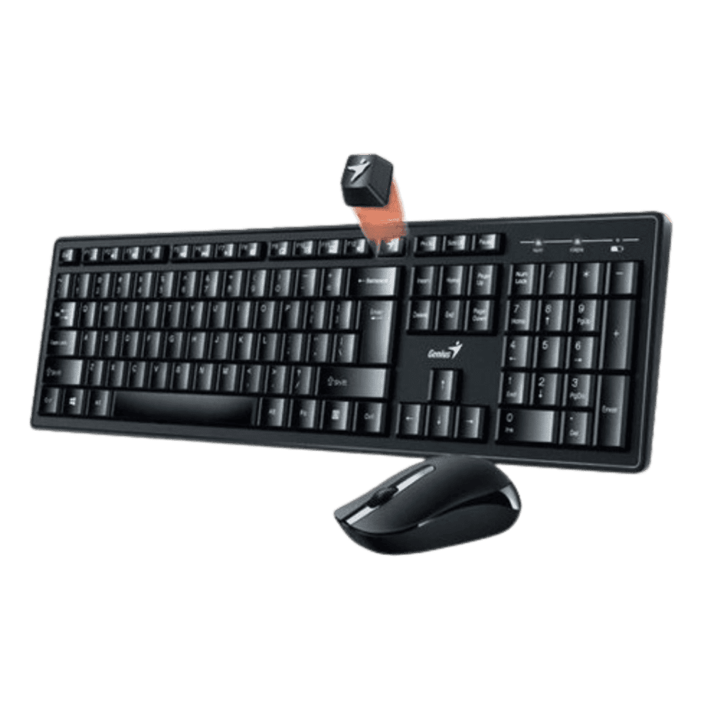 Combo Genius Teclado + Mouse KM-8200 Dual color Inalambrico - Imagen 4
