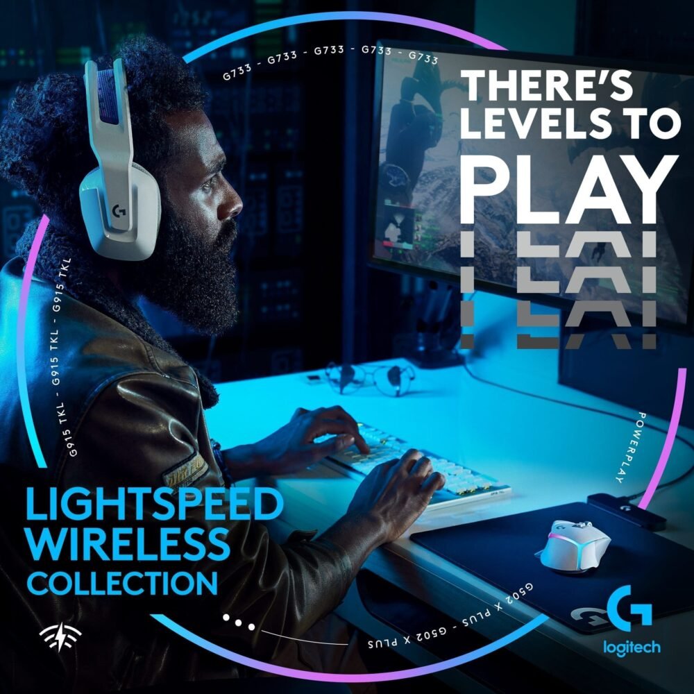 Diadema Gamer Logitech G733 Inalambrico - Imagen 10