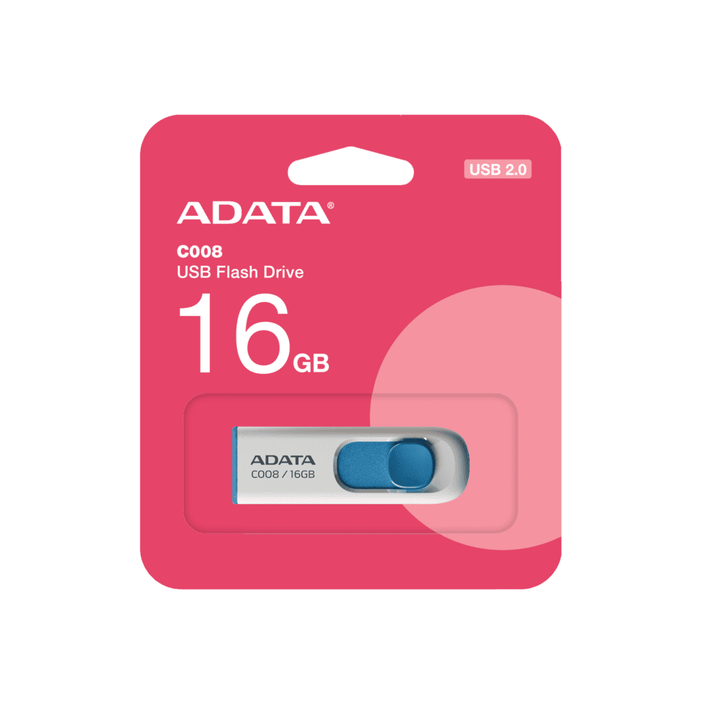 Memoria Usb 2.0 C008 Retráctil Adata - Imagen 2