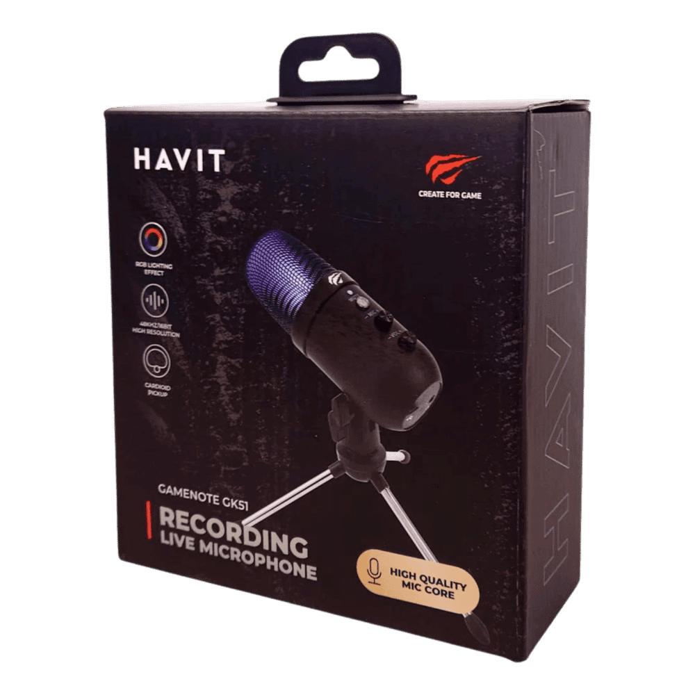 Microfono Podcast Rgb Havit Gk51 - Imagen 5