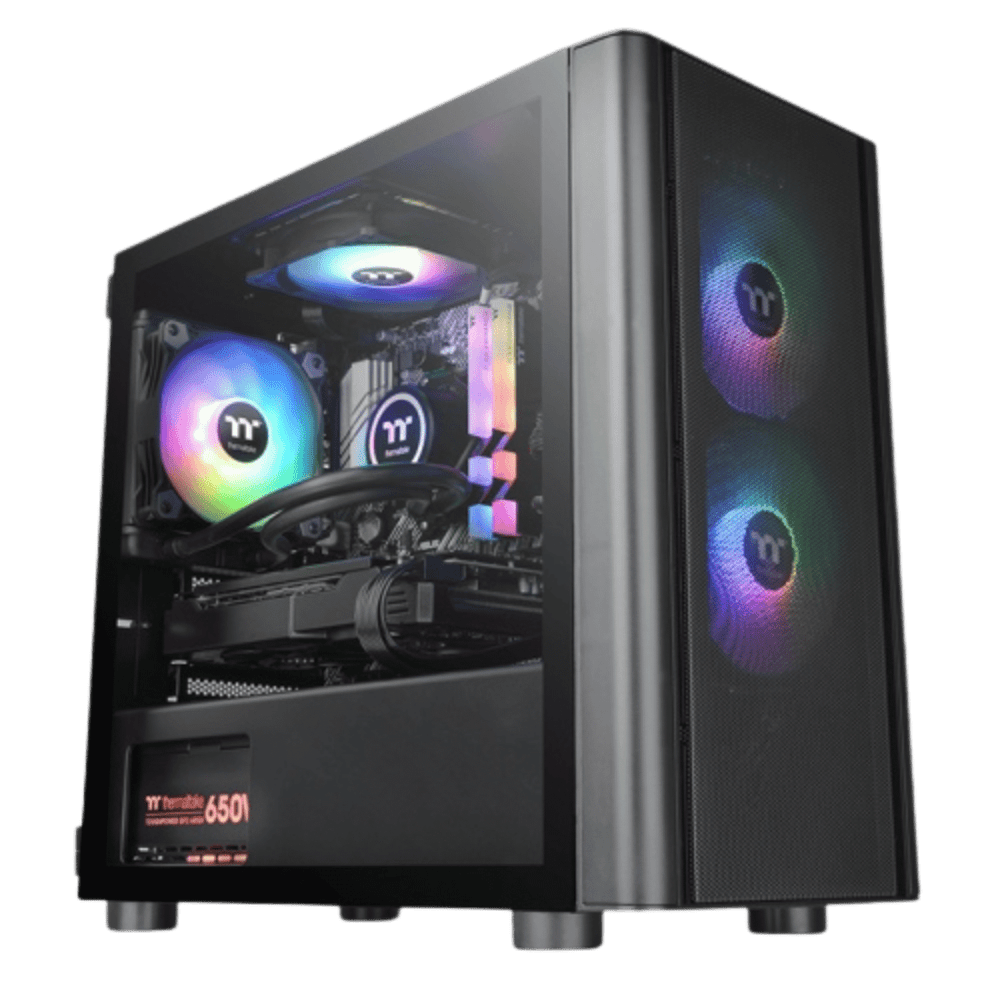Microchasis Thermaltake V150 Argb Breeze + 3 Ventiladores Argb 120mm