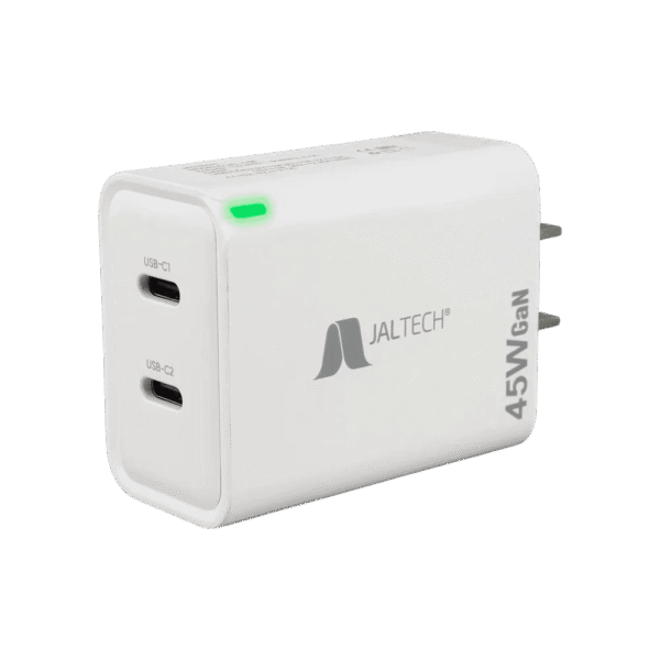 Cargador Gan 45w Con Cable Tipo C Jaltech 30638