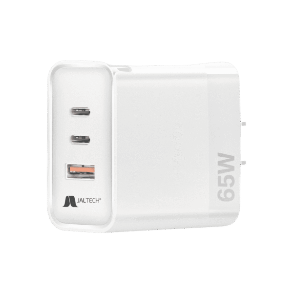 Cargador Gan 65w Con Cable Tipo C Jaltech 30637