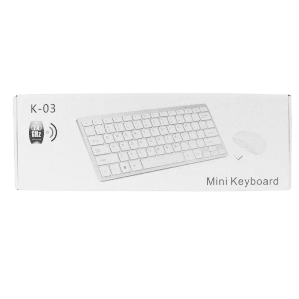 Combo Inalambrico Teclado Mouse Slim K03 - Imagen 7