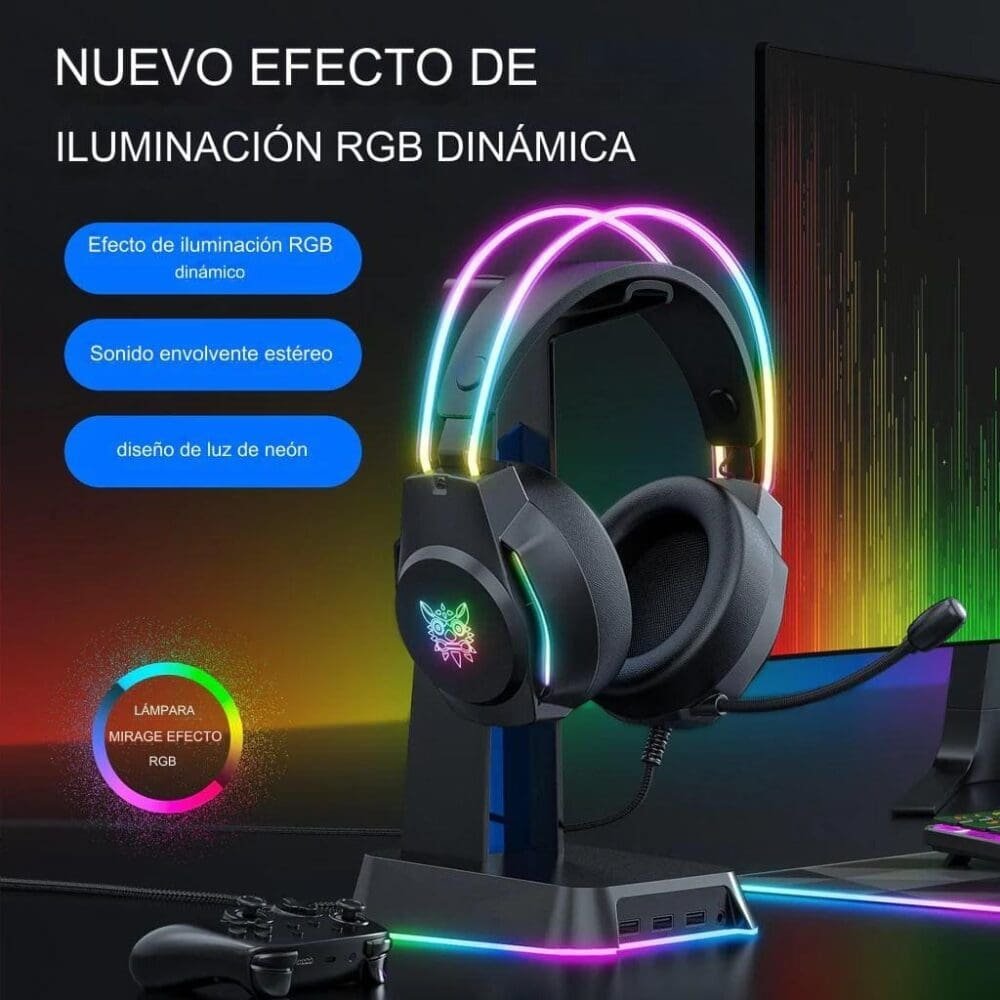 Audífonos Onikuma X26 Rgb Jal-X26 - Imagen 3