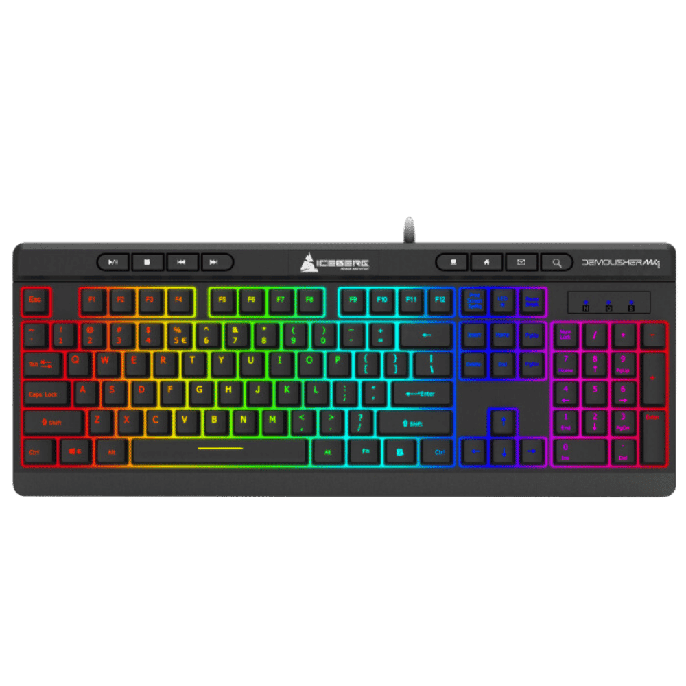 Combo Gamer Iceberg Demolisher Mk1 Teclado Y Mouse - Imagen 3