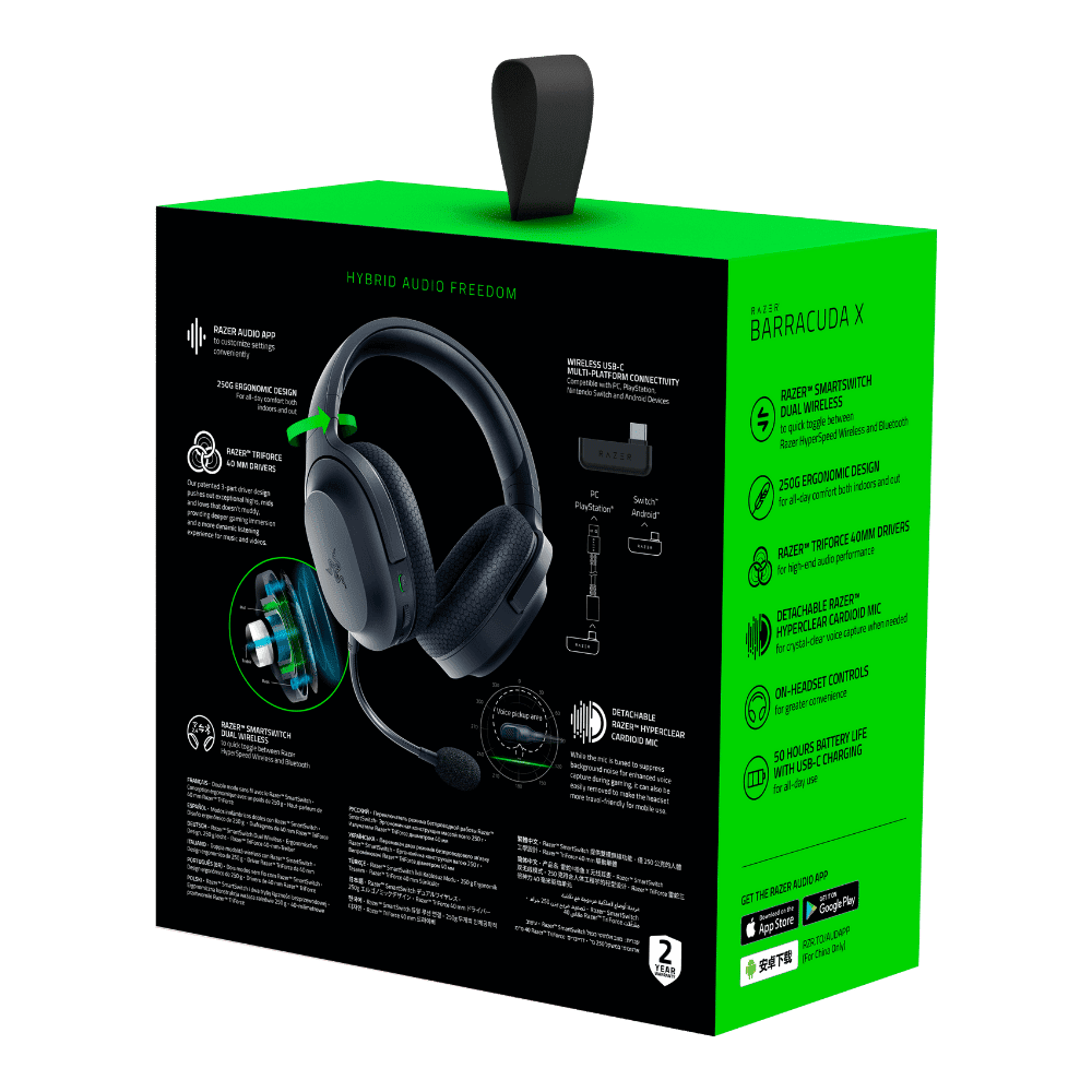 Diadema Razer Barracuda X Bt Multi-Pla Negra - Imagen 5