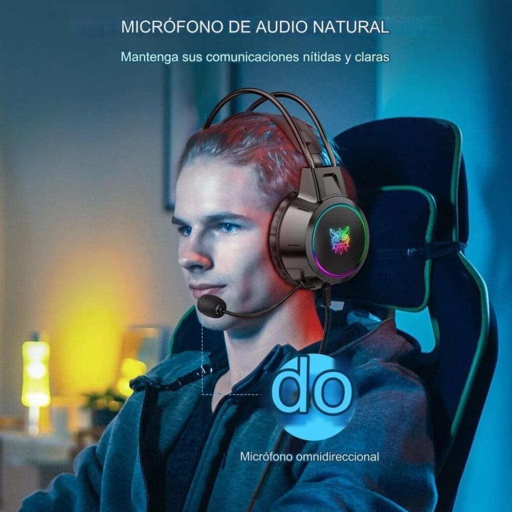 Audífonos Onikuma X15 Pro Rgb Jal-15pro - Imagen 2