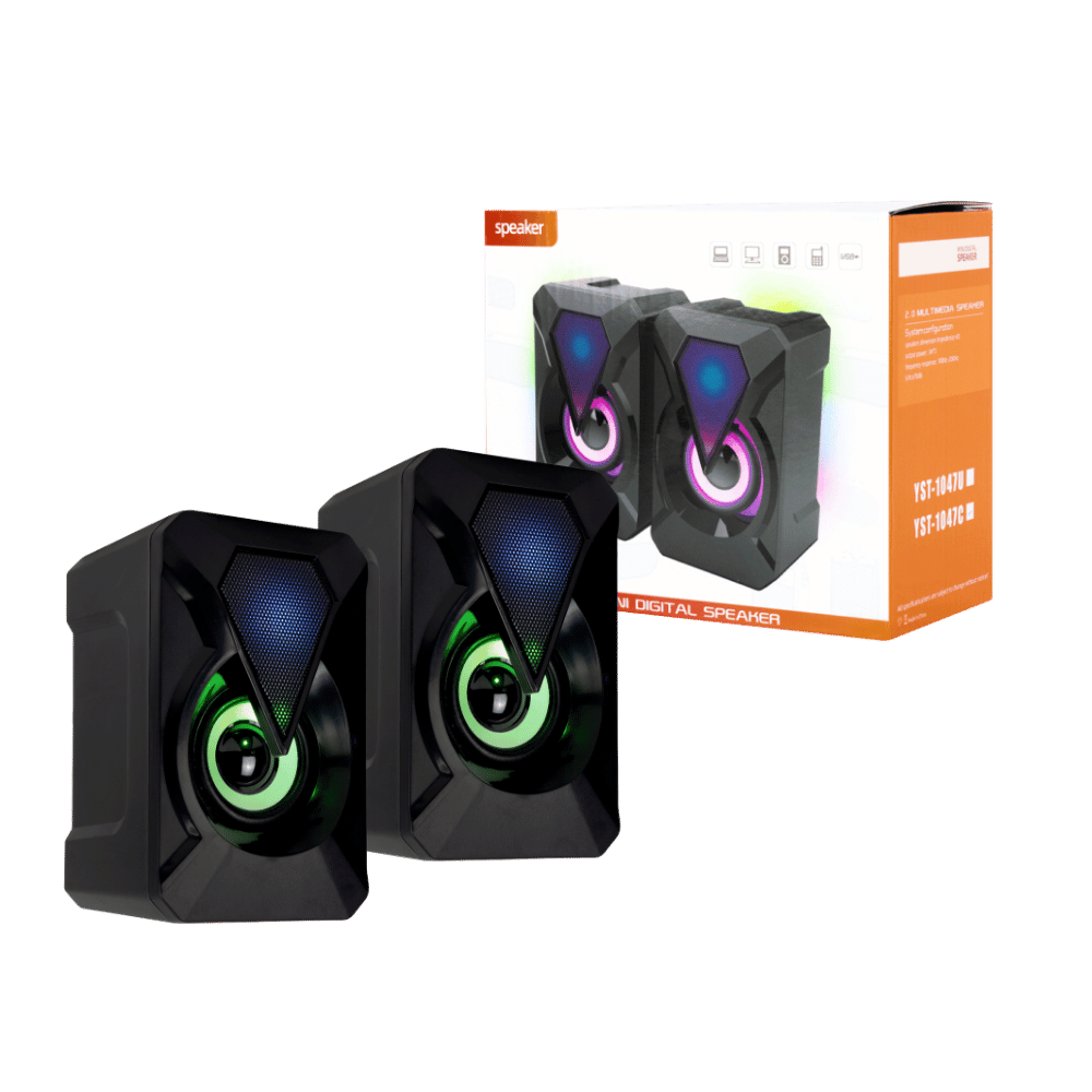 Speakers Solo Usb + Tipo C Rgb Para Pc Yst-1047u 11322