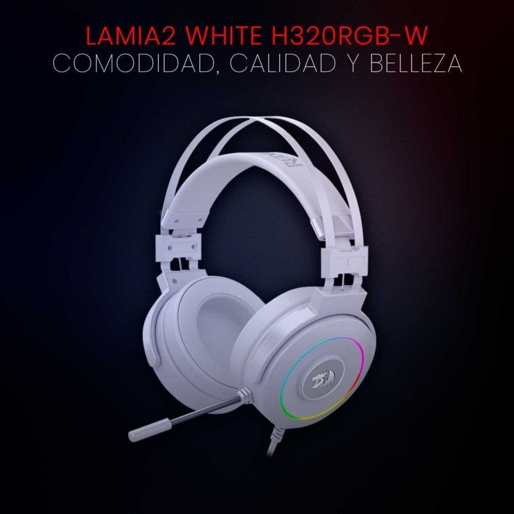 Diadema Gamer Redragon Lamia 2 H320 Rgb - Imagen 8