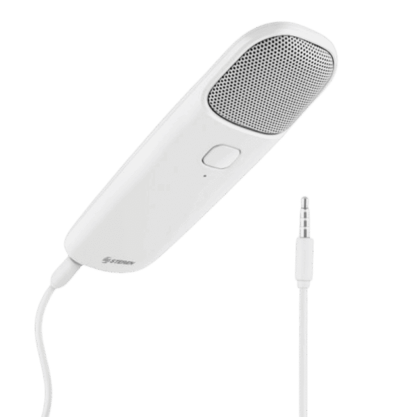 Micrófono de condensador Steren para smartphone y PC