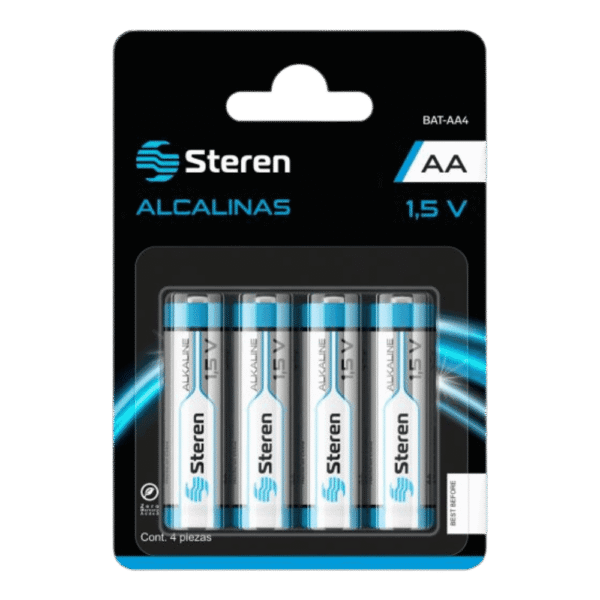 Paquete de 4 pilas alcalinas "AAA"