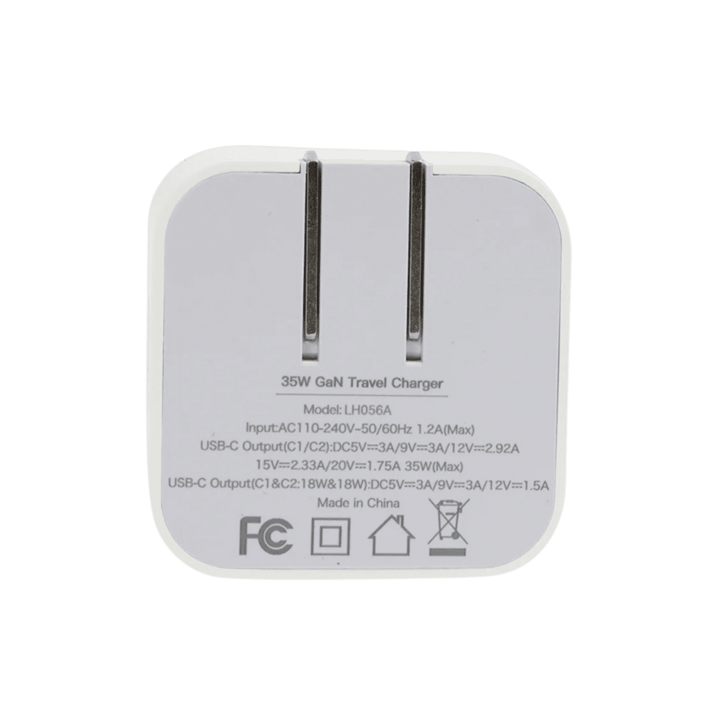 Cargador Usb Tipo C Dual De Pared 35w Pd - Imagen 5