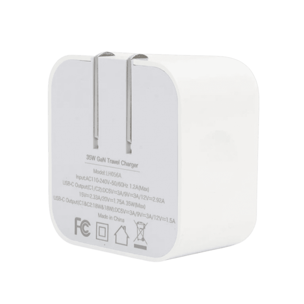 Cargador Usb Tipo C Dual De Pared 35w Pd - Imagen 4
