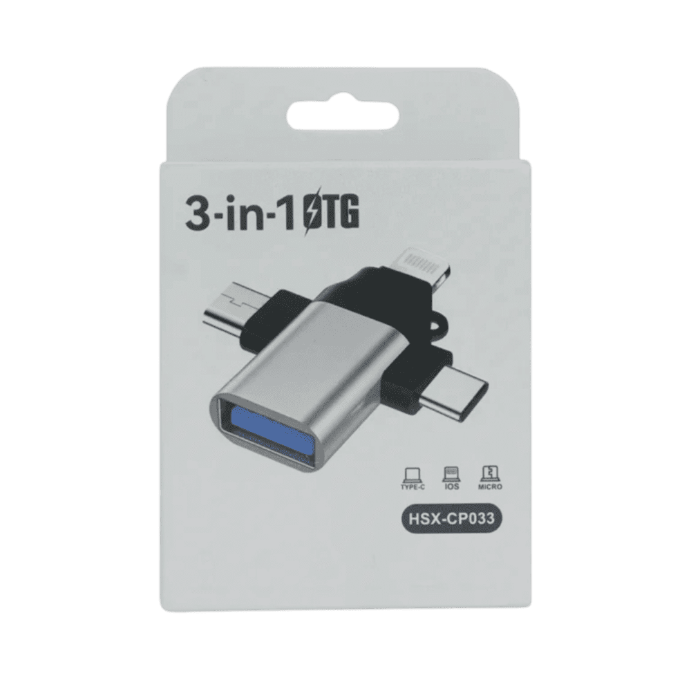 Convertidor Otg 3 En 1 HSX-CP033 30708 - Imagen 5