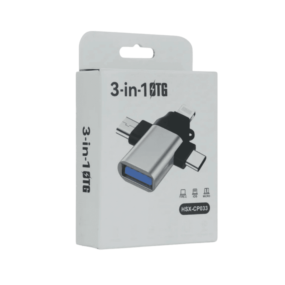 Convertidor Otg 3 En 1 HSX-CP033 30708 - Imagen 4