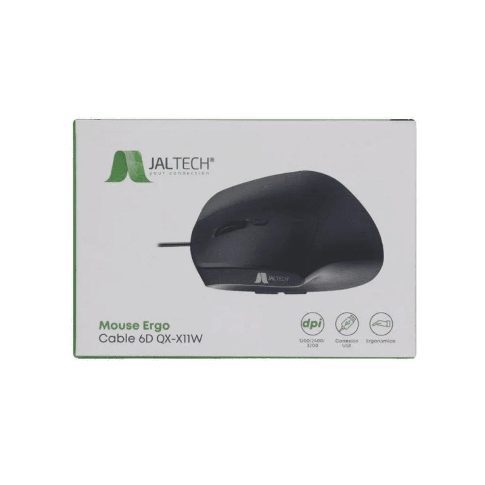 Mouse Vertical Ergo Cable 6d Qx-X11w 11625 - Imagen 6