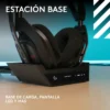 Audífonos de Diadema LOGITECH G Inalámbrica Bluetooth Over Gaming Ear Astro A50X Negro + Base Gaming - Thumbnail Image 2