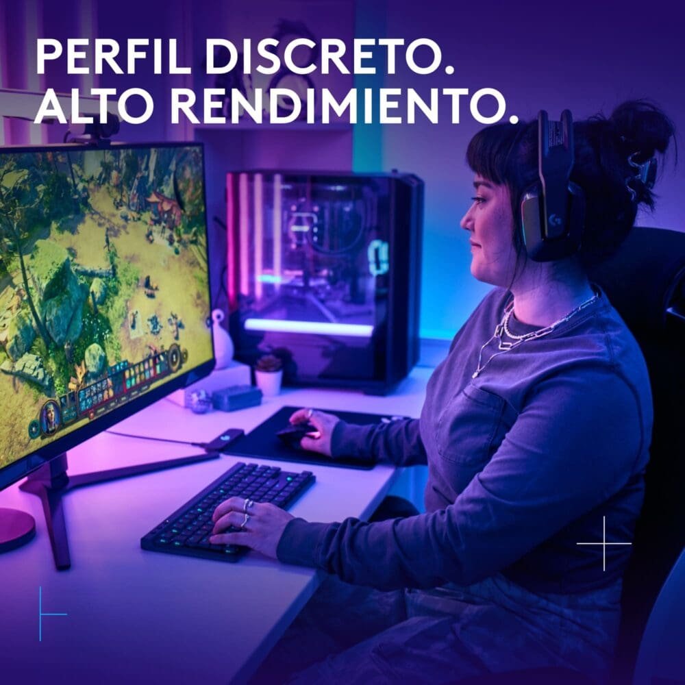 Teclado Gamer Mecánico Inalámbrico Logitech G515 TKL LIGHTSPEED RGB - Imagen 2