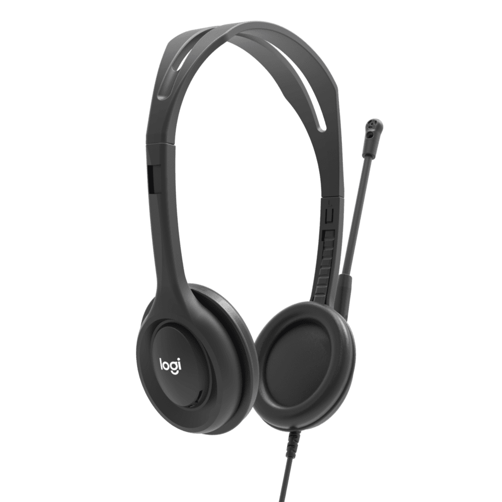 Audífonos de Diadema LOGITECH Alámbricos On Ear H111 Negro