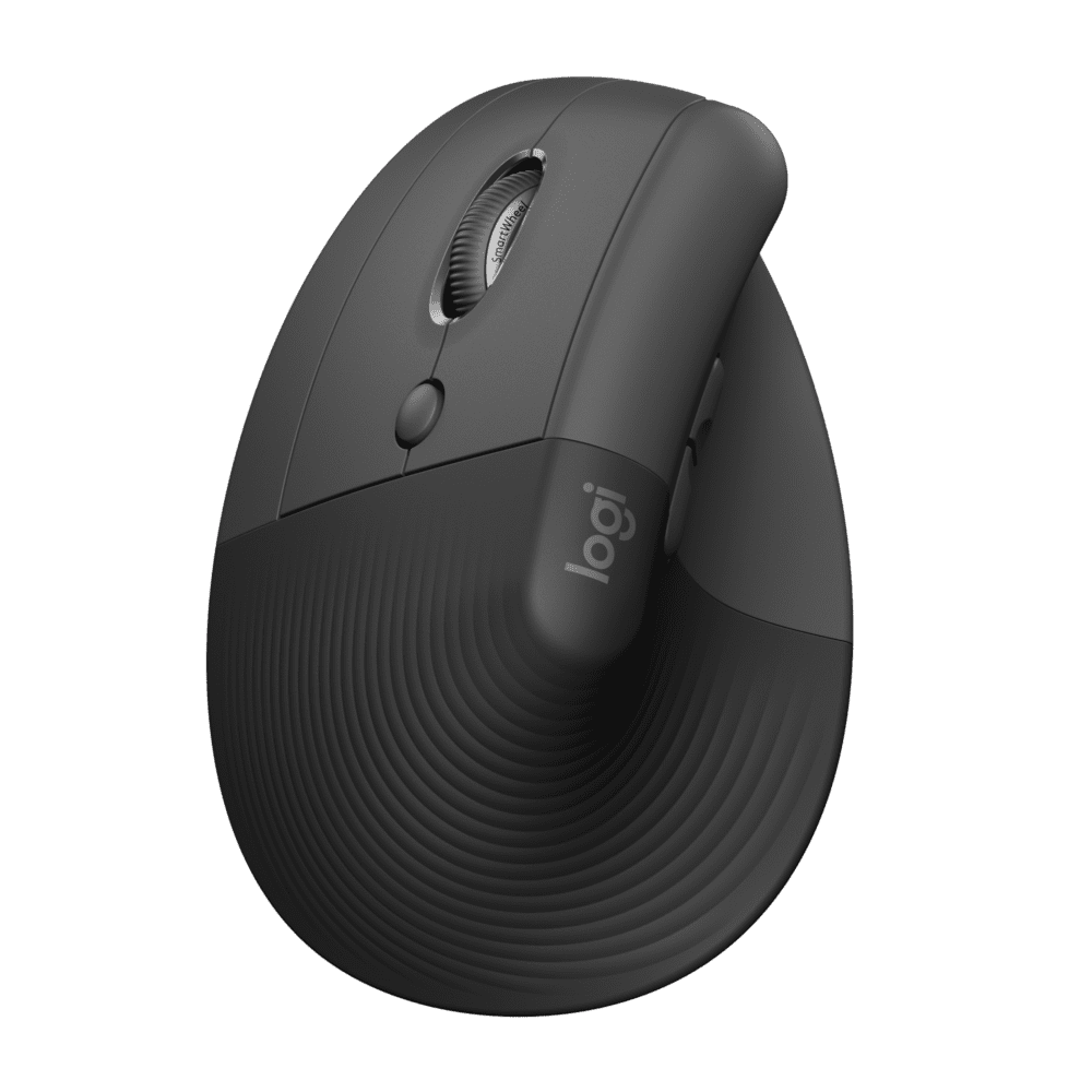 Mouse LOGITECH Inalámbrico USB|Bluetooth Ergonómico Lift Vertical para Zurdos Negro